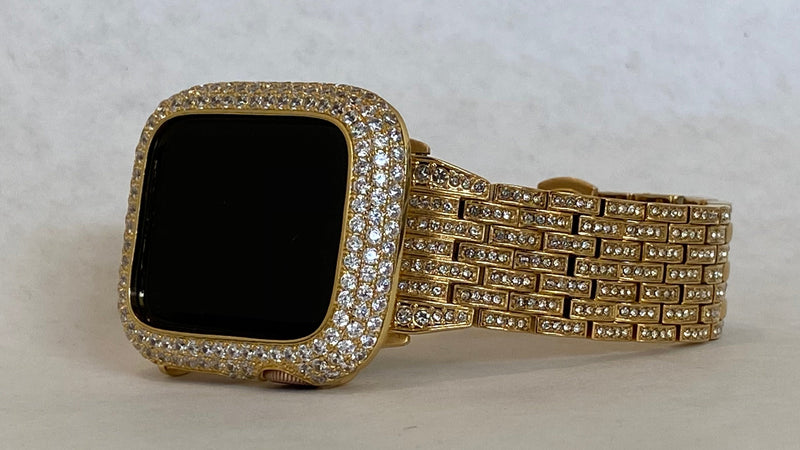 Apple watch diamond strap best sale