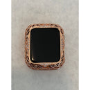 Apple Watch Cover 38mm 40mm 42mm 41mm 44mm 45mm Bezel Rose Gold Swarovski Crystal Smartwatch Bumper Series 2-8 SE - apple watch, apple watch