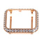 Apple Watch Band Bezel Rose Gold Case Cover 38mm 40mm 43mm 44mm Large 3mm Rhinestone Crystals Final Sale