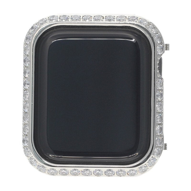 Custom Silver Apple Watch Case Swarovski Crystals for Iphone Watch Pretty Apple Cover 42mm Iwatch Candy