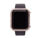 Apple Watch Band Bezel Rose Gold Case Cover 38mm 40mm 43mm 44mm Large 3mm Rhinestone Crystals Final Sale