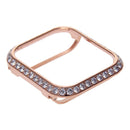 Apple Watch Band Bezel Rose Gold Case Cover 38mm 40mm 43mm 44mm Large 3mm Rhinestone Crystals Final Sale