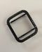 Series 1-8 Apple Watch Case Cover 38mm-45mm Black Lab Diamond Bezel 2.5mm Iwatch Band Smartwatch Bumper Bling