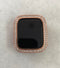 Rose Gold Apple Watch Cover with 2.5mm Square Lab Diamonds Apple Watch Case Smartwatch Bumper Bling 40mm 44mm Iwatch Candy