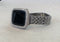 Series 9 Silver Apple Watch Band Crystals 38mm-45mm & or 2.5mm Lab Diamond Bezel Cover, Smartwatch Bumper Bling