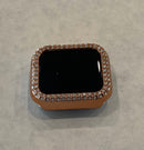 Series 9 Apple Watch Cover Bezel Rose Gold 41mm 45mm Crystal Bumper Faceplate inSizes All Sizes Available