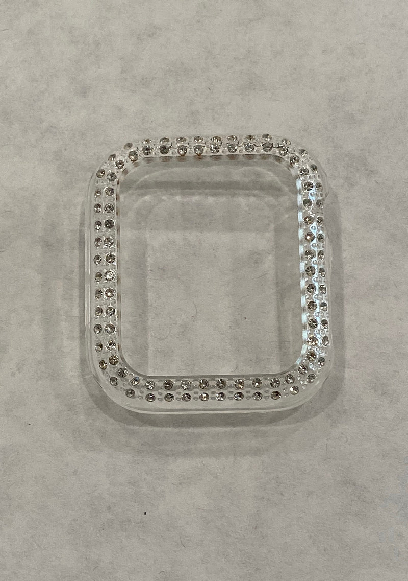 Apple Watch Cover Bezel Clear Case Rhinestone Crystal 38mm 40mm 41mm 42mm 44mm 45mm Series 2-8 Smartwatch Bumper