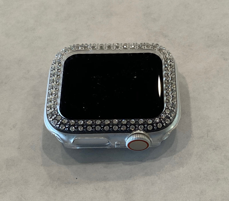 Apple Watch Cover Bezel Clear Case Rhinestone Crystal 38mm 40mm 41mm 42mm 44mm 45mm Series 2-8 Smartwatch Bumper