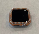 Series 9 Apple Watch Cover Bezel Rose Gold 41mm 45mm Crystal Bumper Faceplate inSizes All Sizes Available