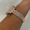 41mm 45mm Apple Watch Band Women Rose Gold Swarovski Crystals Series 1-8 SE & or Lab Diamond Bezel Iwatch Bling Smartwatch Bumper Bling