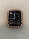 41mm 45mm Apple Watch Band Women Rose Gold Swarovski Crystals Series 1-8 SE & or Lab Diamond Bezel Iwatch Bling Smartwatch Bumper Bling