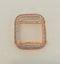 Rose Gold Apple Watch Case 38mm 40mm 41mm 42mm 44mm 45mm 49mm Ultra Apple Watch Cover Lab Diamond Bezel Bling Series 2-9 SE