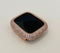 Rose Gold Apple Watch Case Cover 38mm 40mm 41mm 42mm 44mm 45mm Lab Diamond Bezel Bling Series 1-8 SE