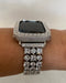 Series 1-8 Apple Watch Band Silver Swarovski Crystals & or Lab Diamond Bezel Cover 38mm 40mm 41mm 42mm 44mm 45mm Smartwatch Bumper