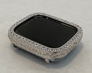 Apple Watch Cover Womens Lab Diamond Bezel Silver Apple Watch Case Protective Bumper 40mm 44mm Bling Iwatch Candy