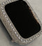 Apple Watch Cover Womens Lab Diamond Bezel Silver Apple Watch Case Protective Bumper 40mm 44mm Bling Iwatch Candy