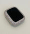 Iwatch Candy Silver Apple Watch Bezel Cover Women, 38mm 40mm 41mm 42mm 44mm 45mm 49mm Pave Lab Diamond Iwatch Candy Case Bling