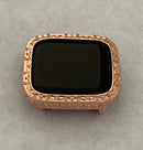 Apple Watch Bezel Cover Women's Rose Gold Metal Iwatch Case Bumper 40mm 44mm, Smartwatch Bumper Final Sale