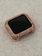 Apple Watch Band Series 8 Women Rose Gold 38mm 40mm 41mm 42mm 44mm 45mm & or Swarovski Crystal Bezel Cover Smartwatch Bumper