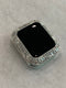 Series 2-8 Apple Watch Band Swarovski Crystals & or Apple Watch Bezel Cover 38mm-45mm Smartwatch Bumper Case