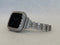 Series 7-8 White Gold Apple Watch Band 41mm Women Silver & or Lab Diamond Apple Watch Bezel Cover 38mm 40mm 42mm 44mm 45mm