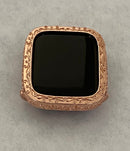 Apple Watch Bezel Cover Women's Rose Gold Metal Iwatch Case Bumper 40mm 44mm, Smartwatch Bumper Final Sale