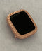 Apple Watch Bezel Cover Women's Rose Gold Metal Apple Watch Case Bumper 40mm 44mm, Smartwatch Bumper Final Sale