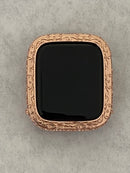 Apple Watch Bezel Cover Women's Rose Gold Metal Apple Watch Case Bumper 40mm 44mm, Smartwatch Bumper Final Sale