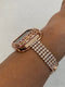 Apple Watch Band Women Rose Gold Crystals & or Crystal Apple Watch Case 38mm 40mm 41mm 42mm 44mm 45mm Apple Watch Cover Bling