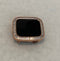 Rose Gold Apple Watch Lab Diamond Bezel Cover Baguette Smartwatch Bumper Bling Series 1-8 SE 38mm 40mm 41mm 42mm 44mm 45mm