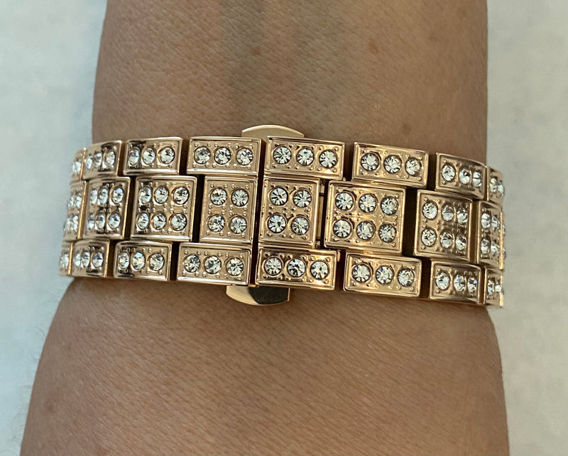 Ultra 49mm Apple Watch Band Rose Gold 38mm-45mm Swarovski Crystals Stainless Steel & or Apple Watch Bezel Cover Smartwatch Bumper