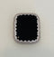 Apple Watch Band Swarovski Crystal Baguettes & or White Gold Lab Diamond Bezel Cover 38mm 40mm 42mm 44mm for Smartwatch