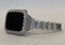 Series 1-8 White Gold Apple Watch Band 41mm 45mm Swarovski Crystals & or Lab Diamond Bezel Cover Smartwatch Bumper