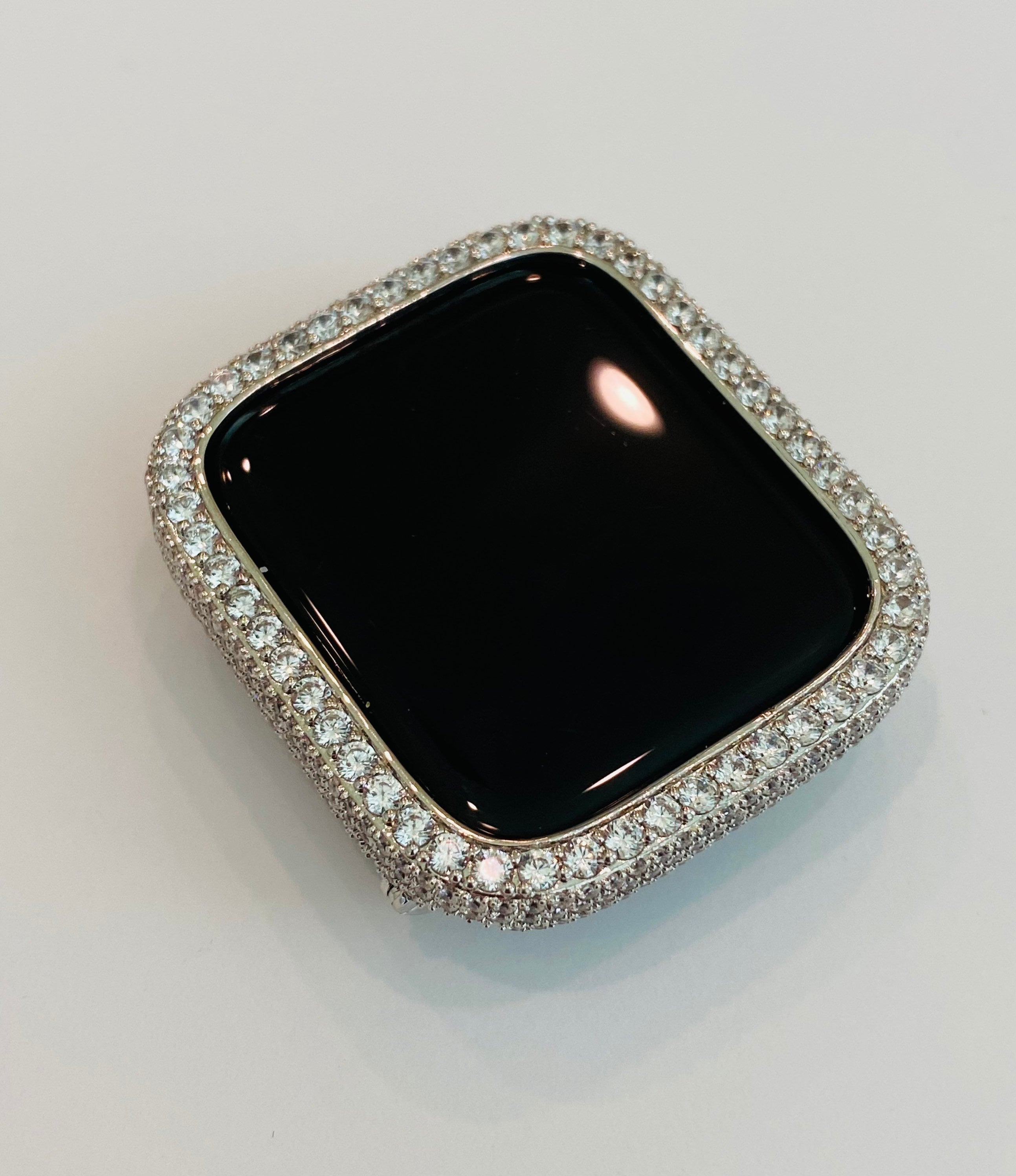 Apple Watch Case Lab Diamond Bezel Apple Watch Cover Bling 38mm 40mm 41mm 42mm 44mm 45mm 49mm Ultra Silver, Gold, Rose Gold, Black, Iwatch