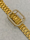 Gold Apple Watch Band 41mm 45mm Stainless Steel & or Apple Watch Cover Lab Diamond Bezel Apple Watch Case Bling 38mm-49mm Ultra