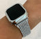 41mm 45mm 49mm Apple Watch Band Series 7-8 Ultra Silver Swarovski Crystals & or Crystal Apple Watch Bezel Cover Faceplate