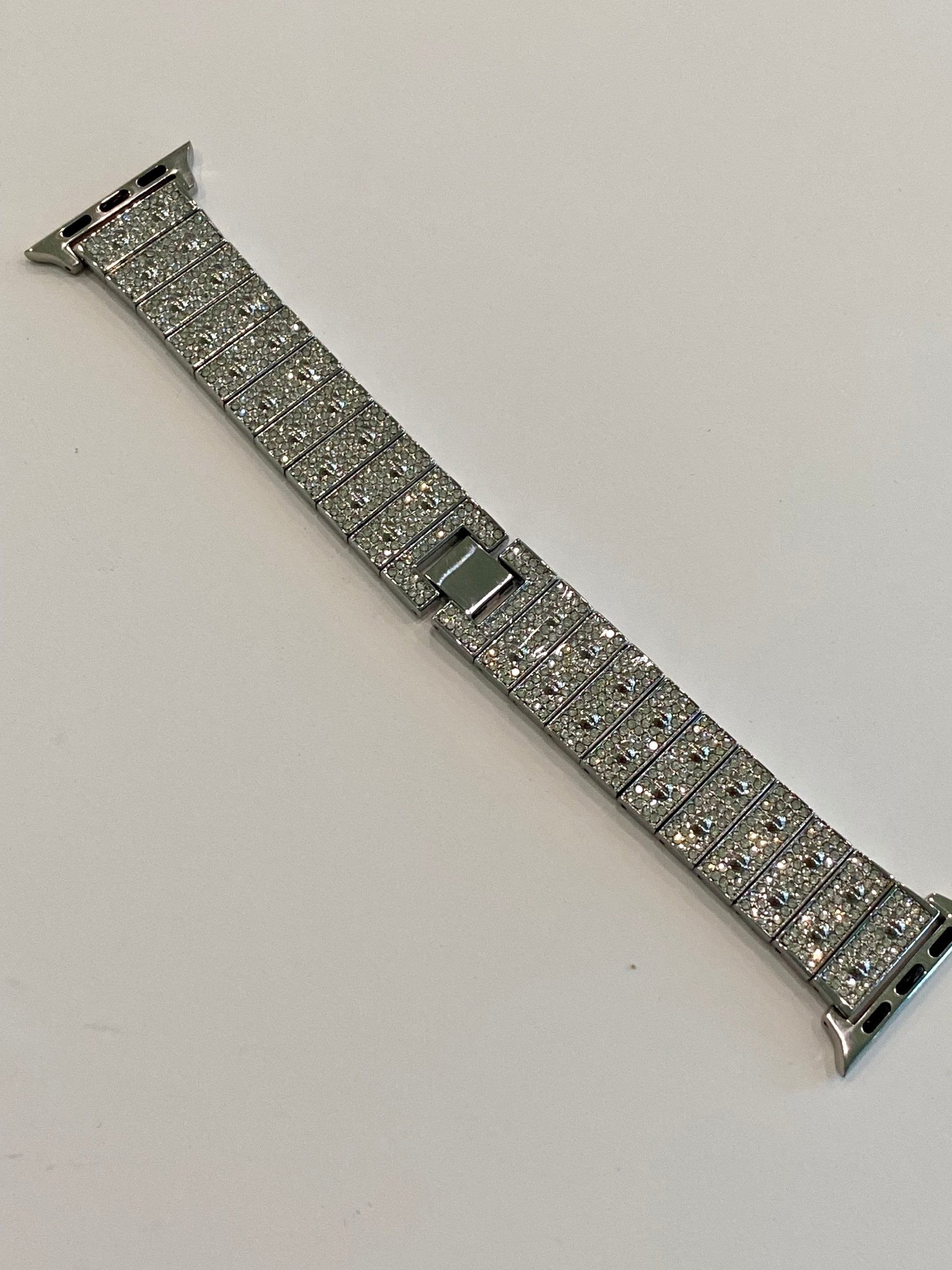 Ultra 49mm Apple Watch Band 41mm 45mm Swarovski Crystals & or Silver Apple Watch Case Iwatch Bumper Bling 38mm-45mm Smartwatch Bumper