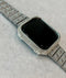 Apple Watch Band Women 41mm 45mm Silver Crystal & or Apple Watch Case Stainless Apple Watch Cover Iwatch Candy Bling Series 9