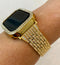 Series 2-9 Apple Watch Band Gold Ultra 49mm Crystals & or Lab Diamond Bezel Cover 38mm-45mm Smartwatch Bumper Iwatch Candy Bling