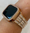 Ultra 49mm Apple Watch Band Rose Gold 38mm-45mm Swarovski Crystals Stainless Steel & or Apple Watch Bezel Cover Smartwatch Bumper