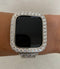 Exclusive Iwatch Candy Apple Watch Bezel Cover 41mm 45mm Silver 3.5mm Apple Watch Case Lab Diamond Bumper for Smartwatch 38mm 40mm 42mm 44mm S1-8