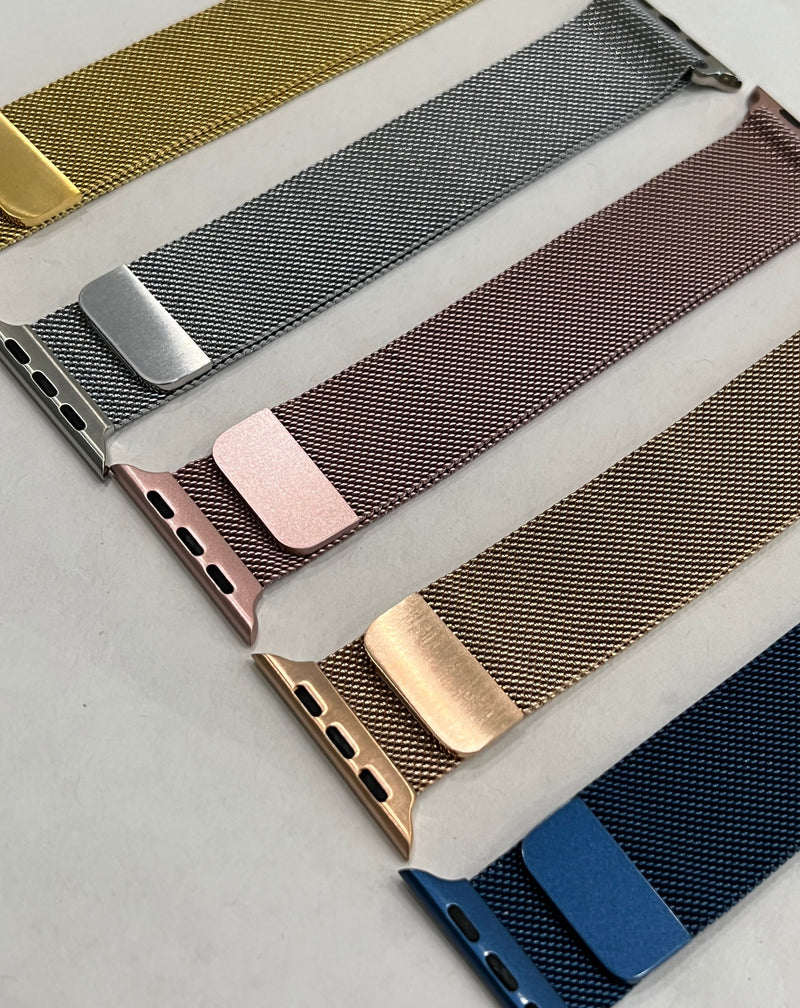 Milanese Loop Apple Watch Band Stainless Steel 38 40 41 42 44 45mm Series 1-7 SE Smartwatch Band Final Sale