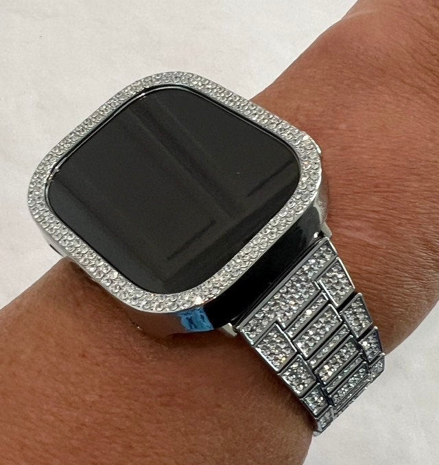 49mm Ultra Apple Watch Band Swarovski Crystal Bracelet & or Apple Watch Cover for Iphone Watch Apple Watch Face Protector 38mm-49mm Ultra