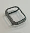 Custom Black Apple Watch Cover Womens 41mm 45mm 49mm Ultra Apple Watch Case Lab Diamond Bezel Smart Watch Bumper Bling 38-45mm S1-8