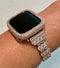 Apple Watch Band Women Rose Gold Crystals & or Apple Watch Case Lab Diamond Bezel Apple Watch Case Iwatch Candy Bling 38-49mm