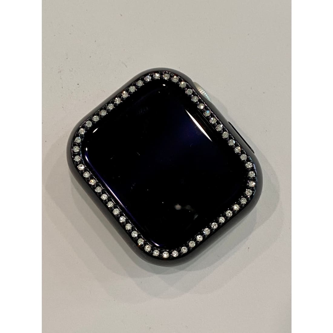 Ultra 49mm Black Apple Watch Bezel Cover 41mm 45mm Swarovski Crystal Smartwatch Bumper Case Bling Series 7-8 - 41mm apple watch, 45mm apple