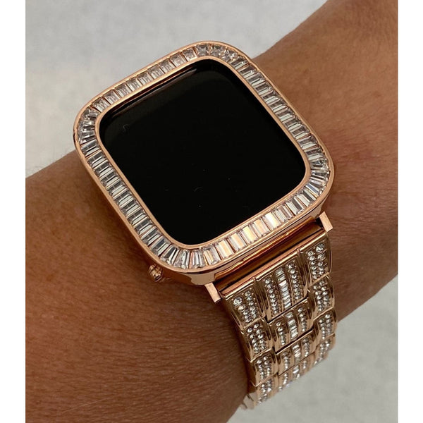 Apple watch series shop 1 rose gold band